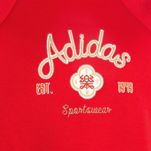 adidas阿迪达斯2025女子NYR HOODY SWEAT针织无帽卫衣KH2694