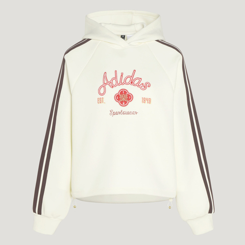 adidas阿迪达斯2025女子NYR HOODY SWEAT针织无帽卫衣KH2695