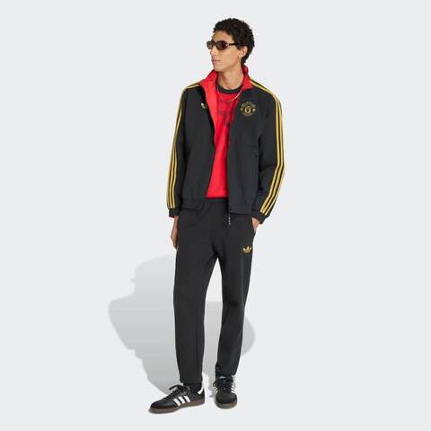 adidas阿迪达斯2025男子MUFC CS JKT梭织无帽外套JM5561