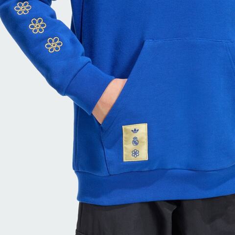 Adidas Kids阿迪儿童2025男大童REAL CS HD Y针织无帽卫衣JZ2240