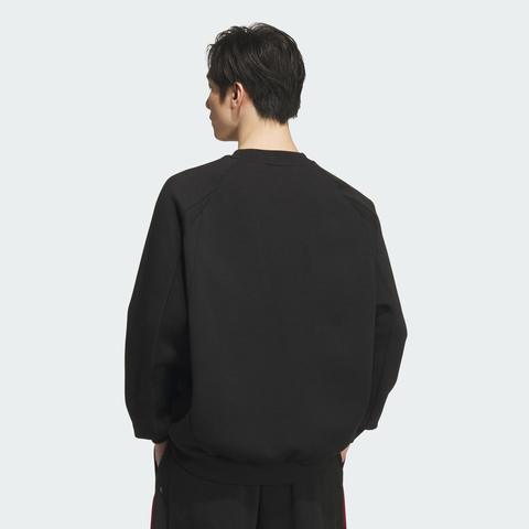 adidas阿迪达斯2025男子BB LNY CREW针织无帽卫衣KT0626