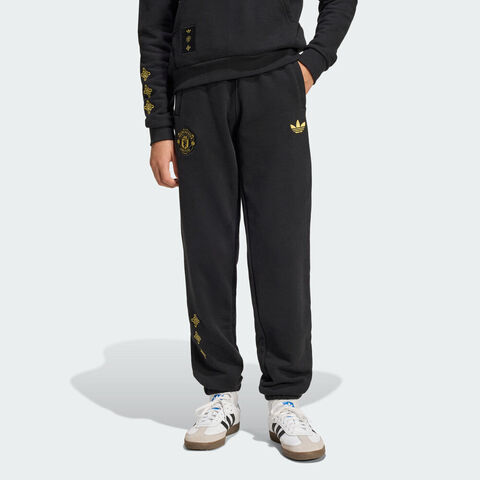 Adidas Kids阿迪儿童2025男大童MUFC CS PNT Y针织长裤JM5571