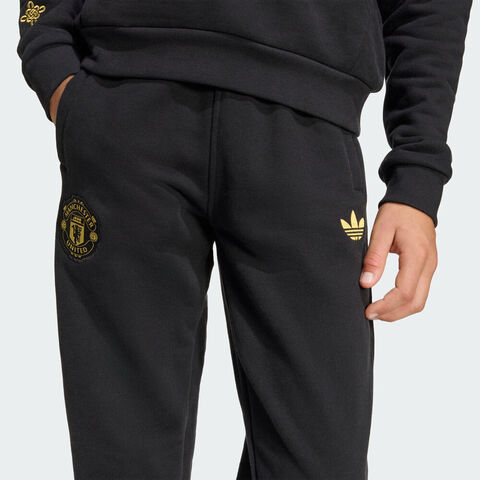 Adidas Kids阿迪儿童2025男大童MUFC CS PNT Y针织长裤JM5571