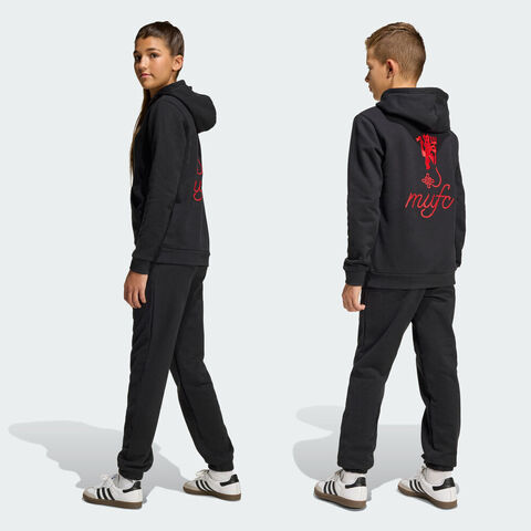 Adidas Kids阿迪儿童2025男大童MUFC CS PNT Y针织长裤JM5571