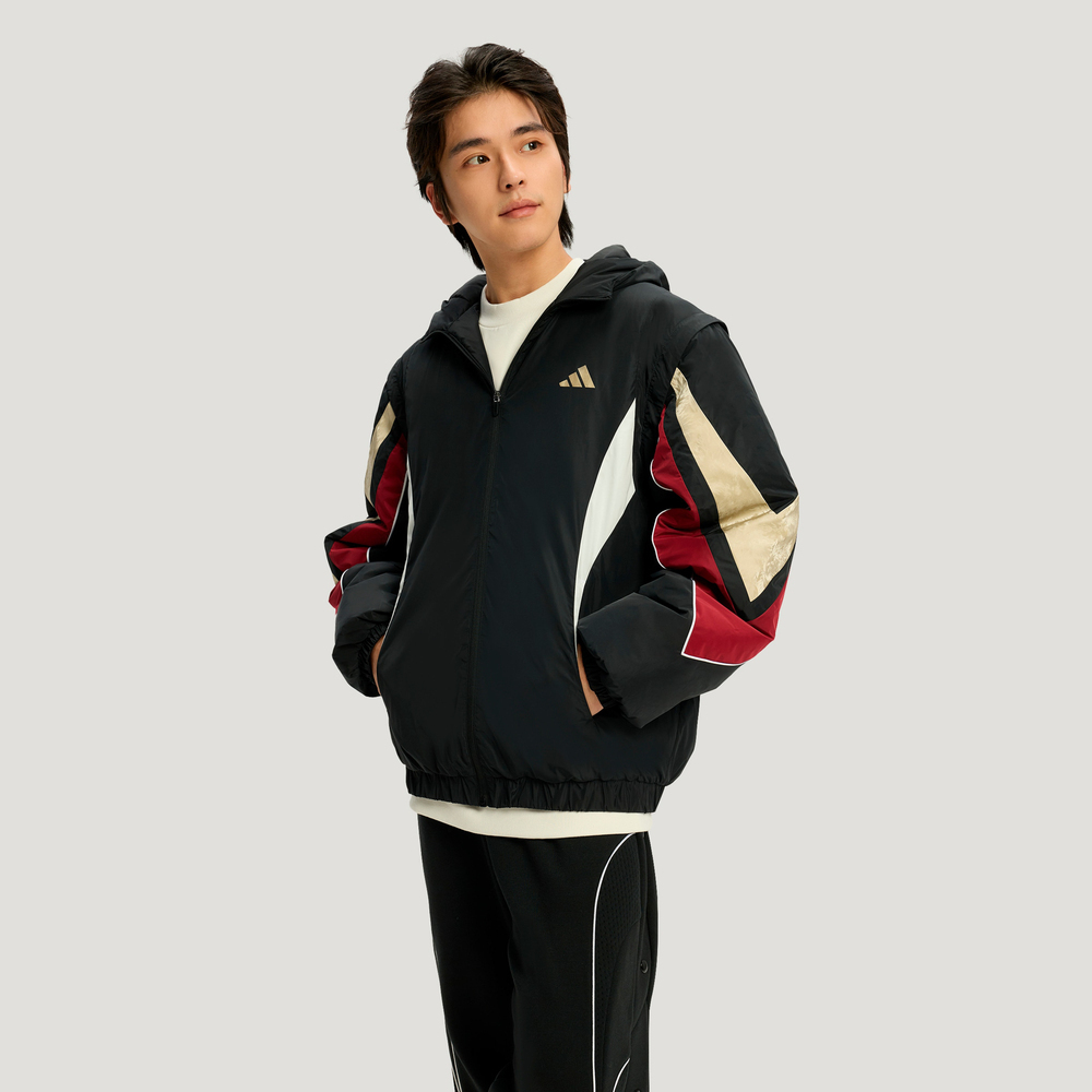 adidas阿迪达斯2025男子BB LNY JKT梭织无帽外套KS3171