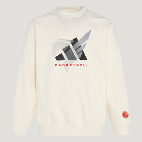 adidas阿迪达斯2025男子BB LNY CREW针织无帽卫衣KT0625