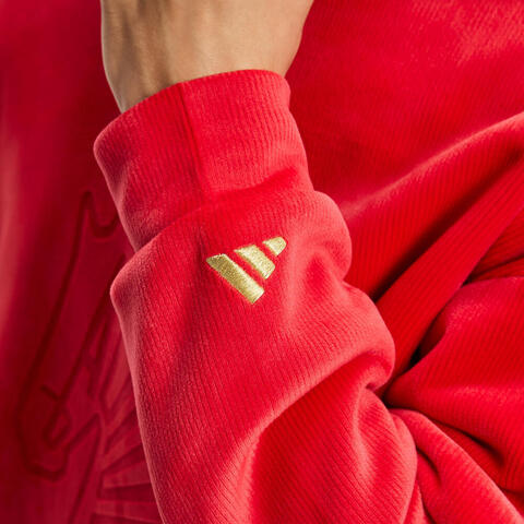 adidas阿迪达斯2025男子NYR GFX SWT针织无帽卫衣KE4069