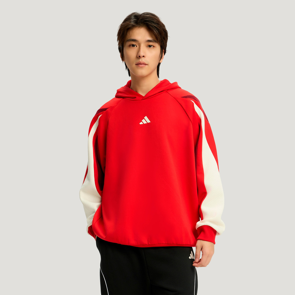 adidas阿迪达斯2025男子BB LNY HOODIE针织连帽卫衣KT0620