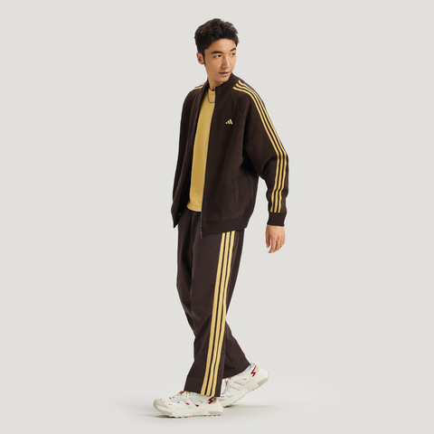 adidas阿迪达斯2025男子NYR 3S TRT针织无帽外套KE4060
