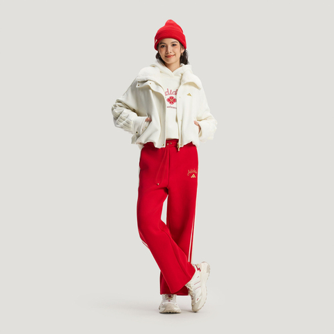 adidas阿迪达斯2025女子NYR WIDE KN PNT针织长裤KH2702