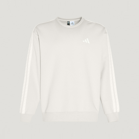 adidas阿迪达斯2025男子ST 3ST SWT针织无帽卫衣KR2515