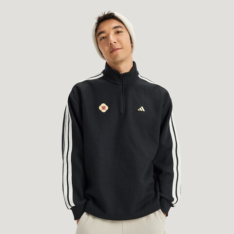 adidas阿迪达斯2025男子NYR 3S HZ SWT针织无帽卫衣KW4754