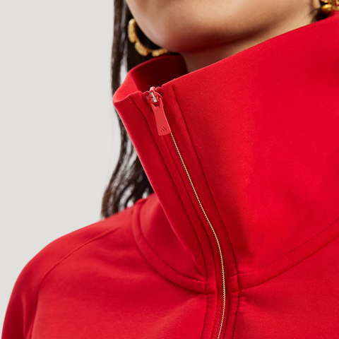 adidas阿迪达斯2025女子SFL HZ  SWT针织无帽卫衣KR7578