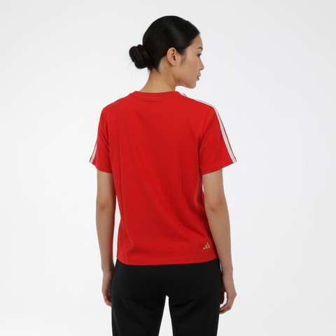 adidas阿迪达斯2025女子NYR SS TEE针织无领短TKV0506