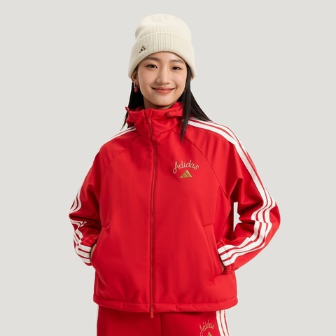 adidas阿迪达斯2025女子NYR SHL JKT梭织连帽外套KU8972