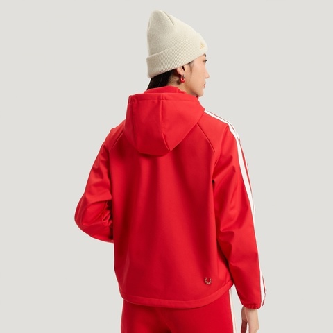 adidas阿迪达斯2025女子NYR SHL JKT梭织连帽外套KU8972