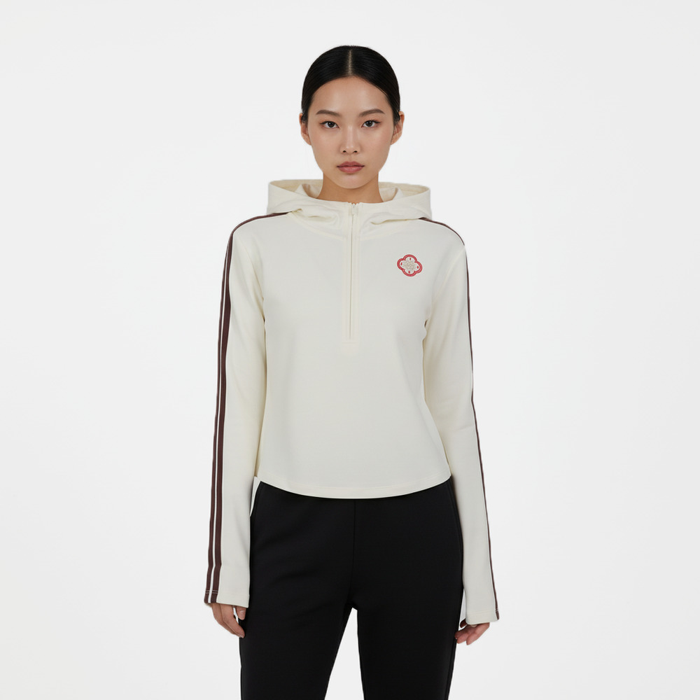 adidas阿迪达斯2025女子NYR HZ SWEAT针织无帽卫衣KH2714