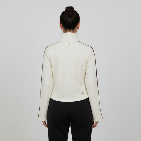 adidas阿迪达斯2025女子NYR WARM JKT2针织无帽外套KG3456