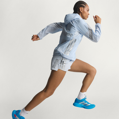 adidas阿迪达斯2025女子ADIZERO HE JK W梭织连帽外套KB1517