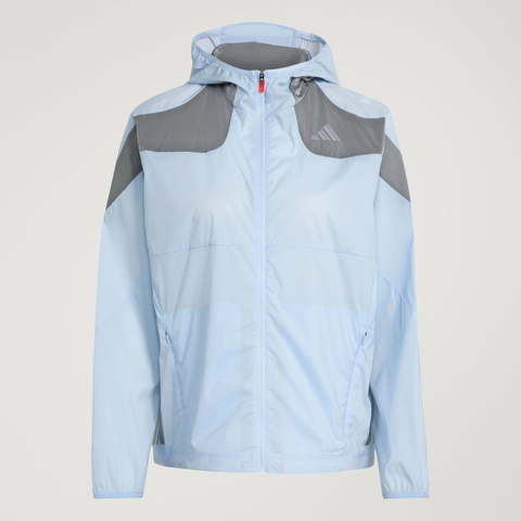 adidas阿迪达斯2025女子ADIZERO HE JK W梭织连帽外套KB1517