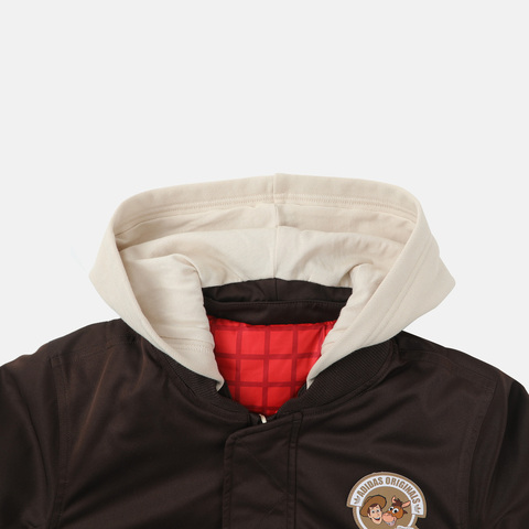 Adidas Original阿迪三叶草2025男小童LK TS PAD JKT厚棉服KX7047