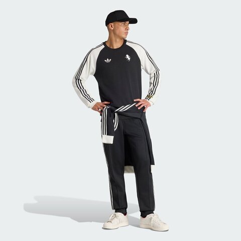 adidas阿迪达斯2025男子JUVE OG CR针织无帽卫衣KB4449