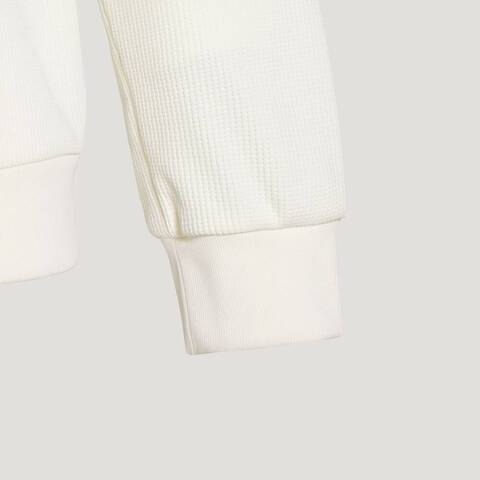 adidas阿迪达斯2026男子TH WAFFLE HZ针织无帽卫衣KR2553