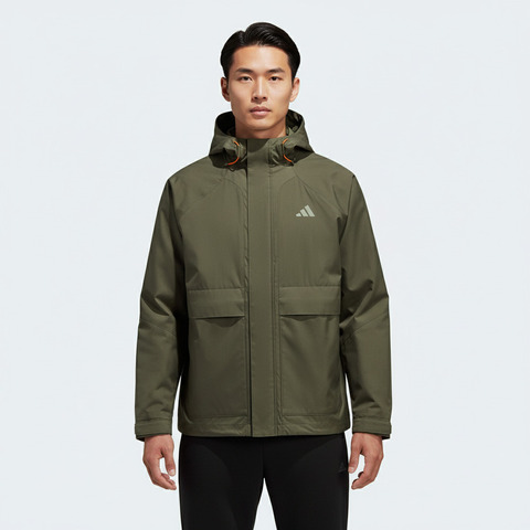 adidas阿迪达斯2026男子TH WV JKT梭织连帽外套KR2494