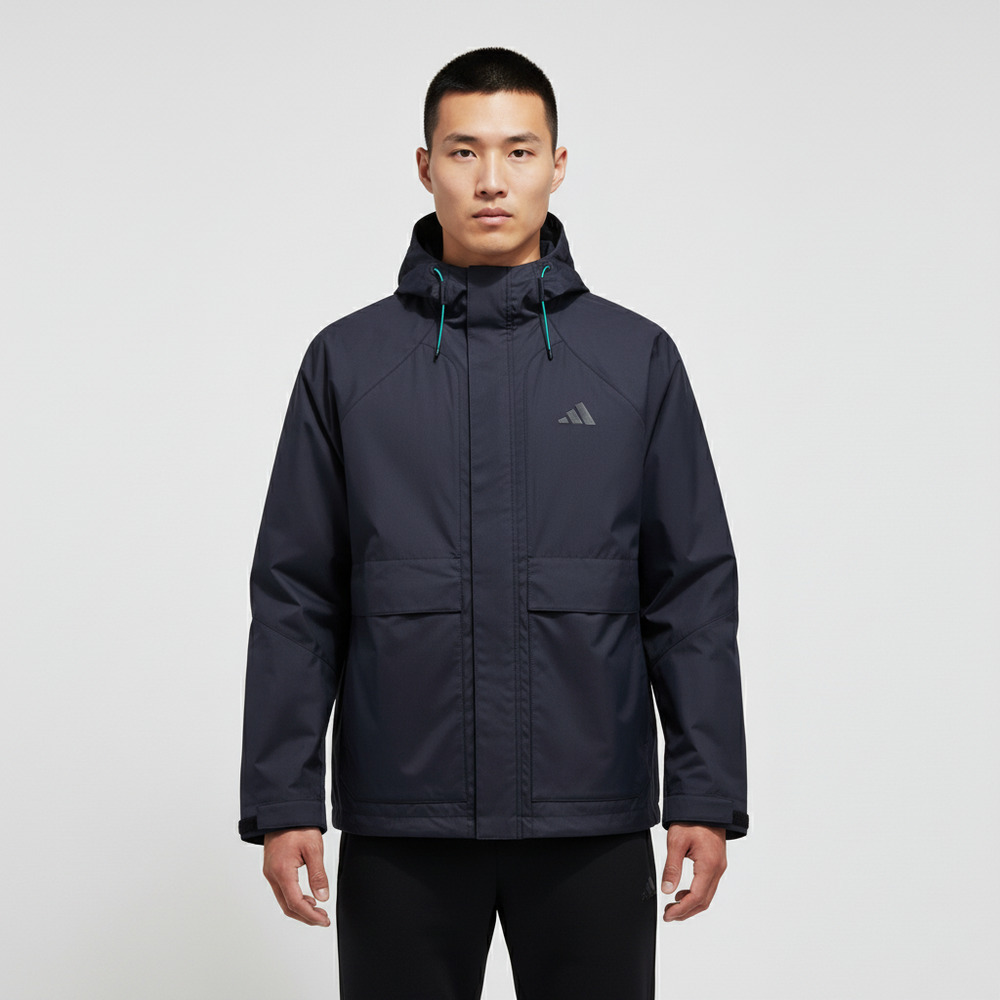 adidas阿迪达斯2026男子TH WV JKT梭织连帽外套KR2495