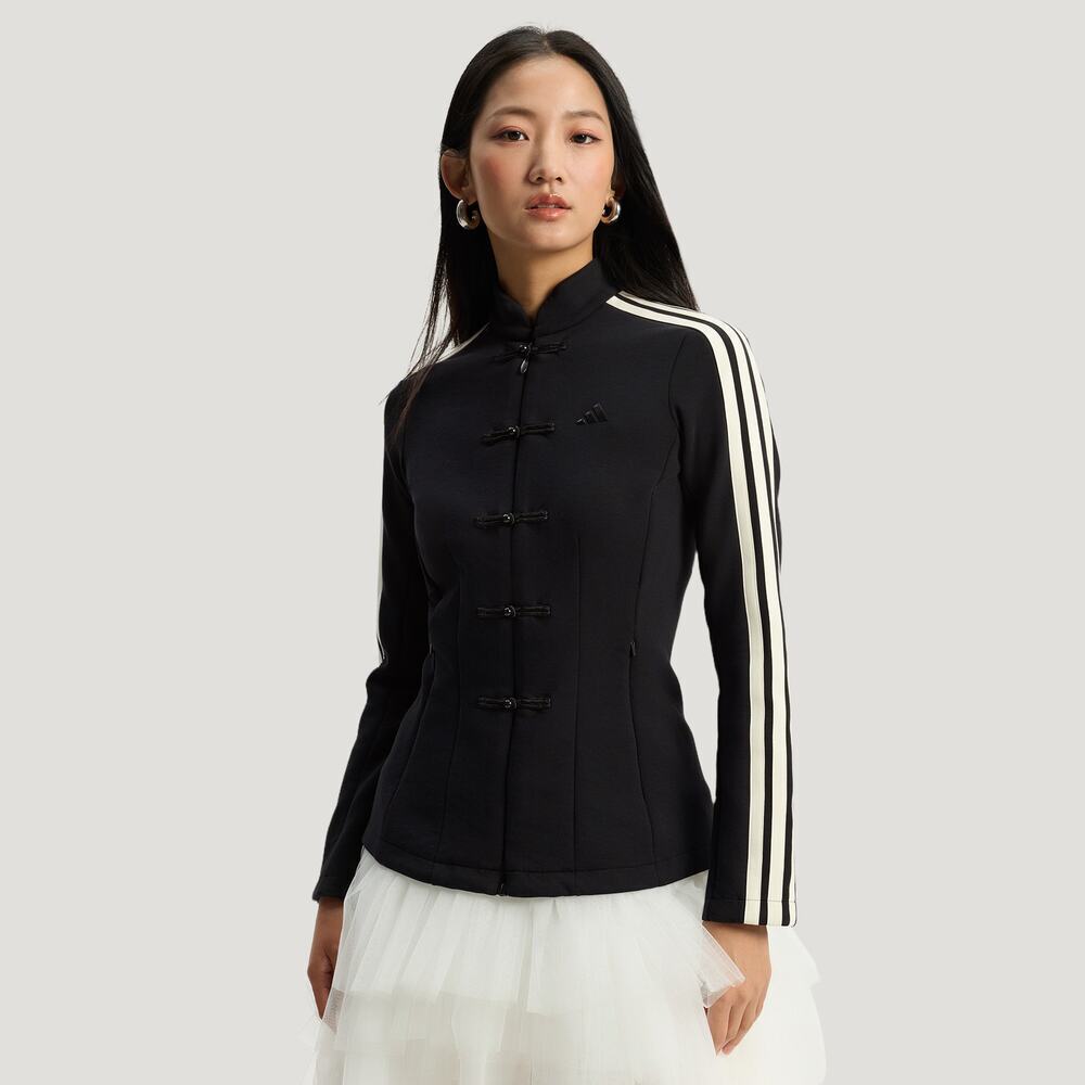 adidas阿迪达斯2026女子SPACER JACKET针织无帽外套HY2130