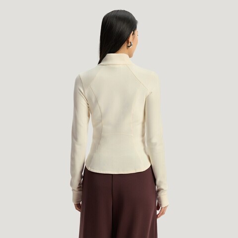 adidas阿迪达斯2026女子GATHER JACKET针织无帽外套KU5384