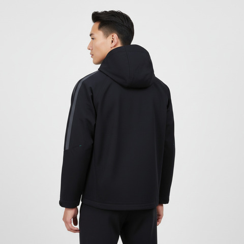 adidas阿迪达斯2026男子TH SOFTSHELL JK梭织连帽外套KR2498