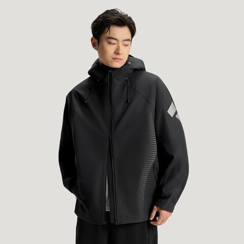 Adidas FOS阿迪先锋运动2026男子FOS M WV HS JKT梭织连帽外套KH0168