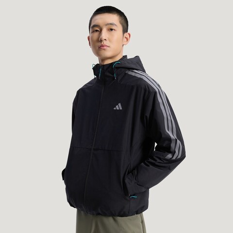 adidas阿迪达斯2026男子TH 3 IN 1 JKT梭织连帽外套KW4765