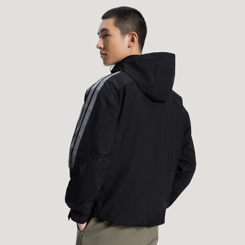adidas阿迪达斯2026男子TH 3 IN 1 JKT梭织连帽外套KW4765