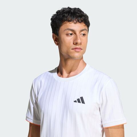 adidas阿迪达斯2026男子FLFT TEE PRO针织无领短TKG6054