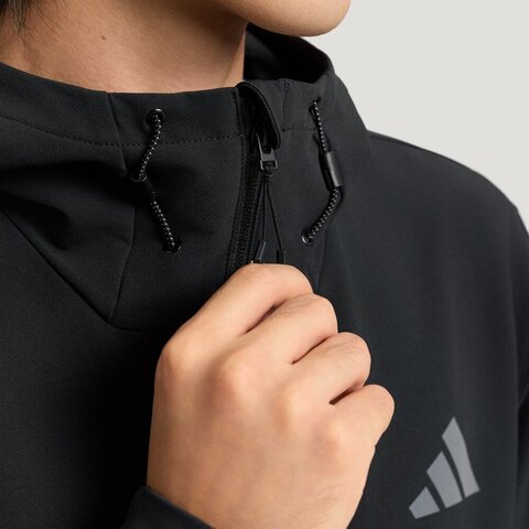 adidas阿迪达斯2026男子MT CW SFTS J梭织连帽外套KD9409