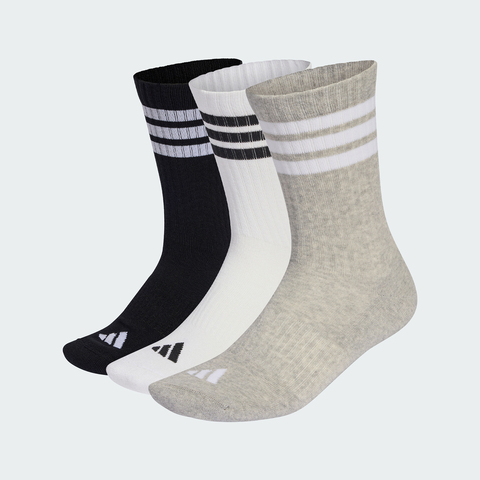 adidas阿迪达斯2026中性3S ESS C CRW 3P中袜优惠装KC9640