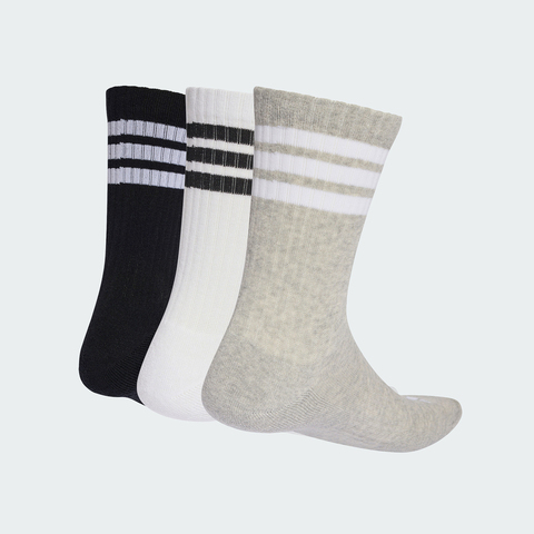 adidas阿迪达斯2026中性3S ESS C CRW 3P中袜优惠装KC9640