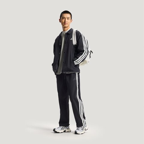 adidas阿迪达斯2026男子ST 3ST COACH J梭织无帽外套KR2499
