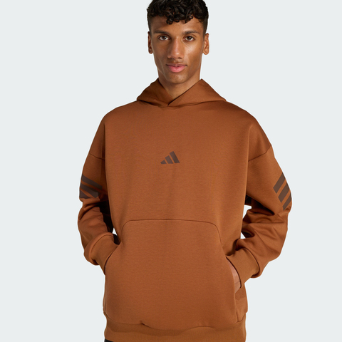 adidas阿迪达斯2026男子M FI 3S HD针织连帽卫衣KD5215