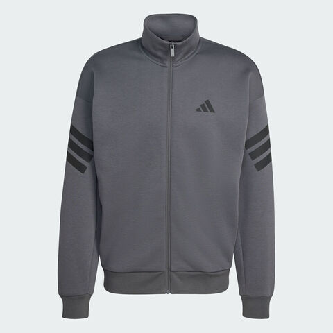 adidas阿迪达斯2026男子M FI 3S TT针织无帽外套KD5235