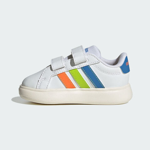 Adidas Kids阿迪儿童2026男婴童GRAND COURT 3.0 BUBBLE CF I男训童装JP9379