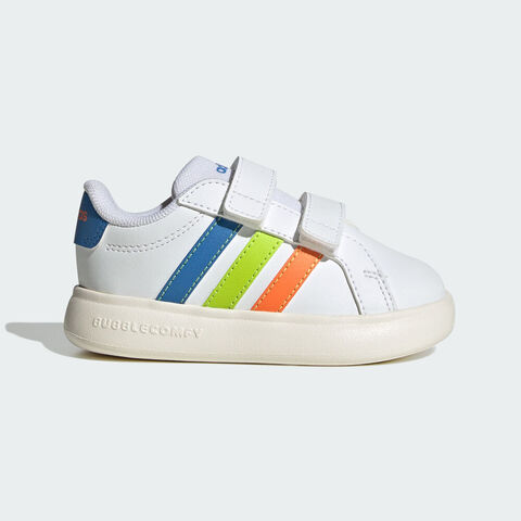 Adidas Kids阿迪儿童2026男婴童GRAND COURT 3.0 BUBBLE CF I男训童装JP9379