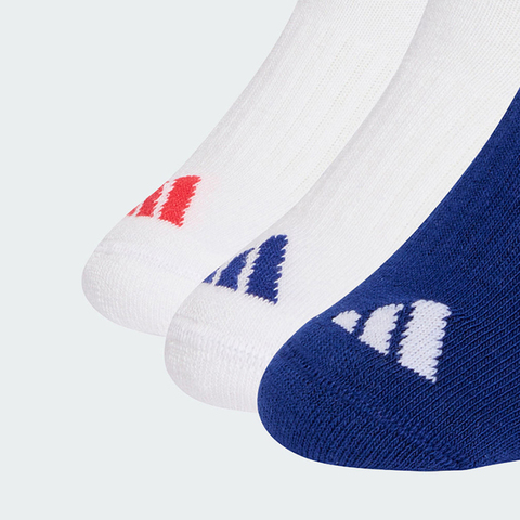 Adidas Kids阿迪儿童2026男小童3S KD C CRW 3P中袜优惠装KF0153