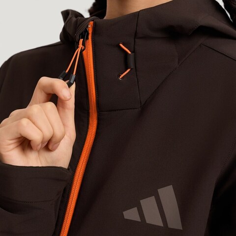 adidas阿迪达斯2026女子MT W CW SFTS J梭织连帽外套KQ7961