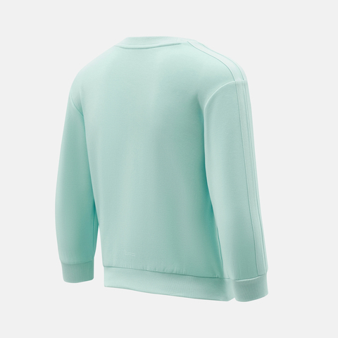 Adidas Kids阿迪儿童2026女大童JK EPP KN CREW针织无帽卫衣KW1294