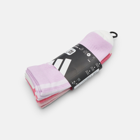 Adidas Kids阿迪儿童2026女大童KIDS CRW 3PP中袜优惠装KS0230