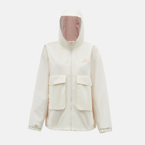 Adidas Kids阿迪儿童2026女大童JK URBAN JKT梭织连帽外套KG5945
