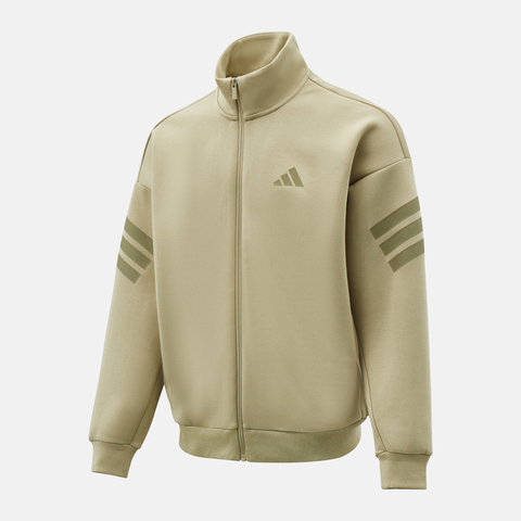 adidas阿迪达斯2026男子M FI 3S TT针织无帽外套KD5236